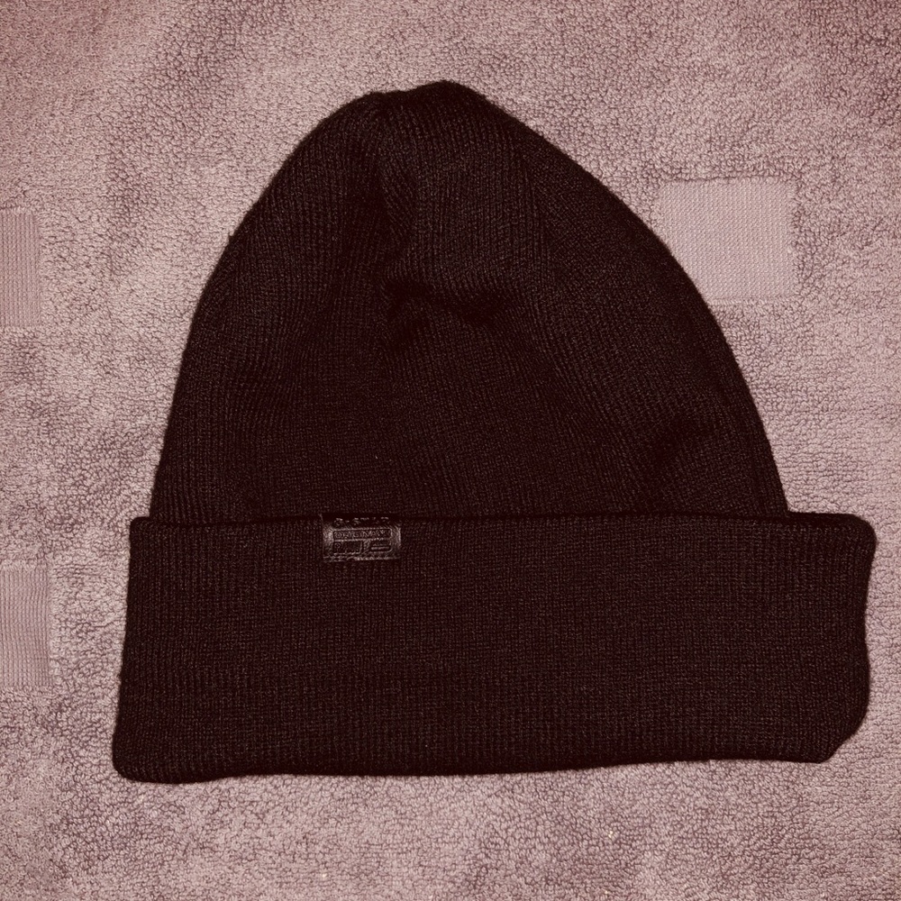 Black Fishermen Wool Skullcap